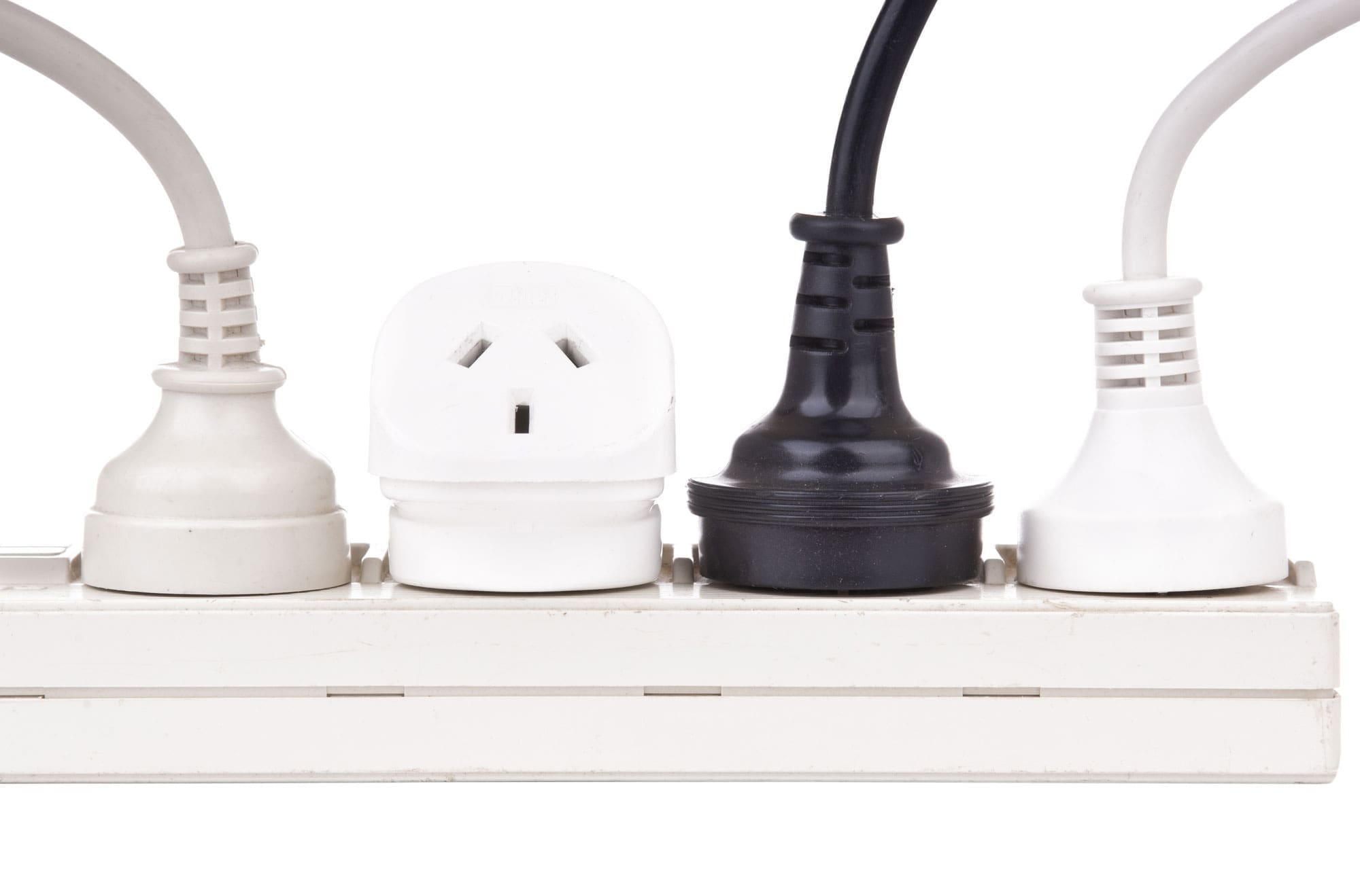 overloaded extension cords that can cause common electrical faults