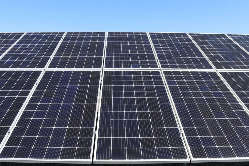 Image of solar power system panels