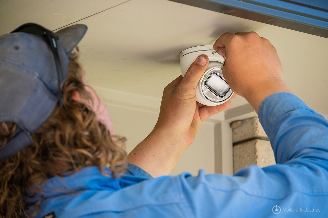 voltora professional installing a cctv one of the home security systems