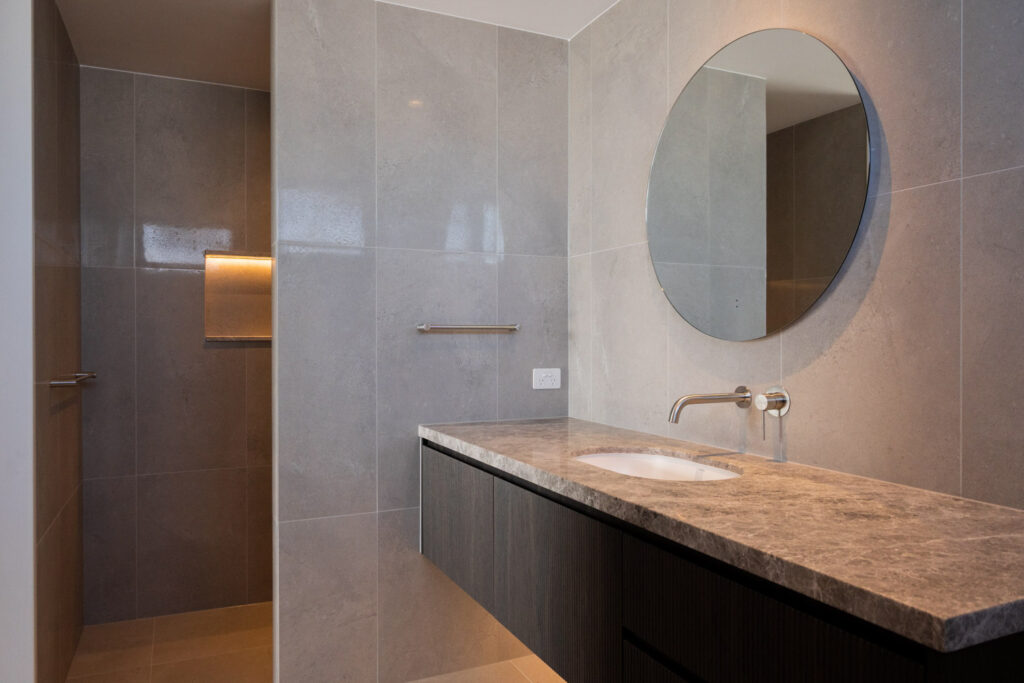 smart lighting in bathroom