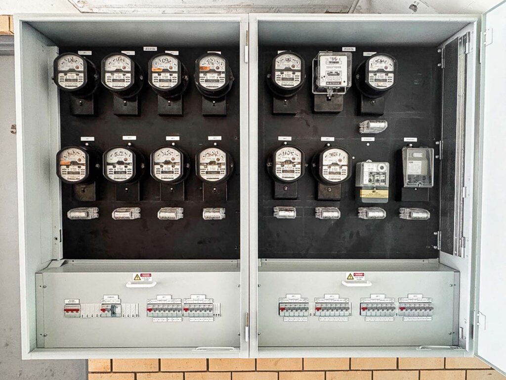 new modern switchboard upgrade